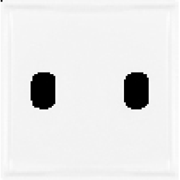 FD04321 Монтаж. плата для выключателя тумблерного типа с 2 коннекторами, цвет белый пластик FEDE