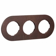 33803802 Рамка DO Darkened beech 3-постовая Fontini 33803802 Рамка DO Darkened beech 3-постовая Fontini