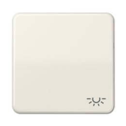 CD590BFL CD ударопр. Бежевый Клавиша для 1-я с символом "ОСВЕЩЕНИЕ" Jung