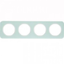 10142209 Рамка R.3 Полярная белизна, стекло 4-постовая Berker