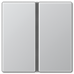 A402TSAAL А 500 Блок 2 клавиш, алюм. Jung A серия