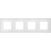FD01604WH Рамка New Marco Белый 4-постовая Fede