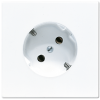 LS520-45WW LS 990 Белый Розетка с/з под углом 45 град Jung LS серия