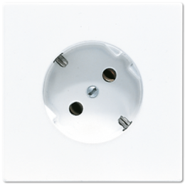 LS520-45WW LS 990 Белый Розетка с/з под углом 45 град Jung LS серия