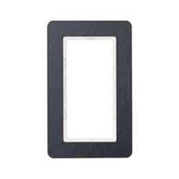 13096030 Рамка с большим вырезом Q.7 Натуральный сланец 2-постовая вертикальная Berker