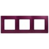 672563 Рамка Etika Сливовый 3-постовая Legrand