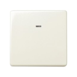 27104-62 Выключатель однополюсный с подсветкой, 10А 250В, широкий модуль, Simon 27, слоновая кость