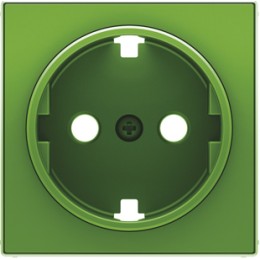 8588 VD Накладка для розеток 2Р+Е SCHUKO Зеленый, ABB