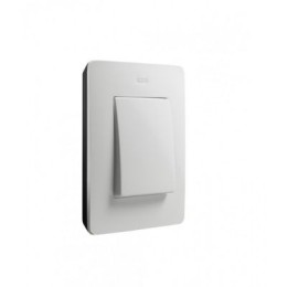 8200610-200 Рамка декоративная, 1 пост, Simon 82 Detail Original, белый-чёрный