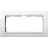 1002327 Рамка без перегородки Event Белый матовый 2-постовая Gira