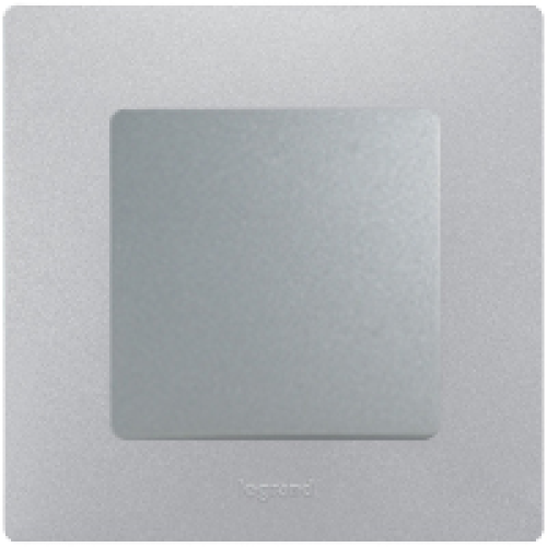 672551 Рамка Etika Алюминий 1-постовая  Legrand