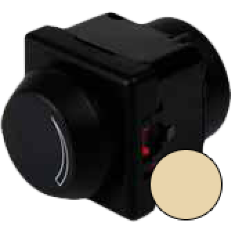FD16338-A Светорегулятор, цвет Черный FEDE