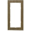 MTN4025-3674 Рамка без перегородки M-Pure Decor Дуб / Бриллиантовый белый 2-постовая Merten