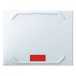 16617109 Клавиша в комплекте с 5 линзами и насечкой для губного стержня цвет: полярная белизна, с блеском K.1 Berker