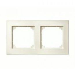 MTN515244 Рамка M-Plan Бежевый 2-постовая Merten