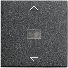 082028 Сенсорный выключатель управления жалюзи Антрацит Gira