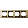 0214671 Рамка Classix Art Латунь 4-постовая Gira