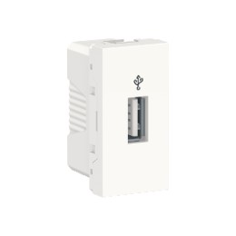 NU342918 USB-коннектор, 1 Модуль, Белый Schneider Electric