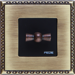 FD01211PB Рамка Toledo Патина 1-постовая Fede