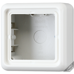 CD581AGR 1-ая Коробка для накладного монтажа с основанием, сер. Jung