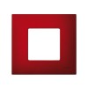2700617-080 Накладка декоративная на рамку базовую, 1 пост, Simon 27 Play, Arctic, красный