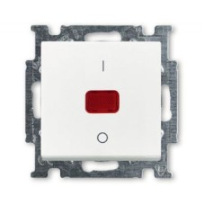 1020-0-0089 (1020/2 UCK-94-507), Выключатель с клавишей, 2-полюсный, 20 А, Basic 55, альпийский белый, ABB 1020-0-0089 (1020/2 UCK-94-507), Выключатель с клавишей, 2-полюсный, 20 А, Basic 55, альпийский белый, ABB