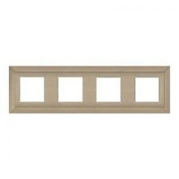 FD01254NS Рамка Barcelona Nickel Satin 4-постовая Fede