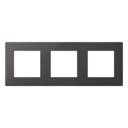 2400630-038 Рамка на 3 поста, графит Simon 24