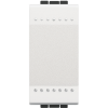 N4001A LivingLight Выключатель с автоматическими клеммами, размер 1 модуль Bticino