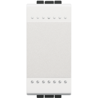 N4001A LivingLight Выключатель с автоматическими клеммами, размер 1 модуль Bticino