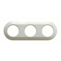 138139 Рамка Serie 1930 Полярная белизна с блеском 3-постовая Berker