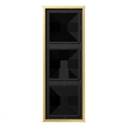 ME2983C Рамка LS 990 Латунь Classic 3-постовая Jung