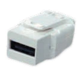 FD-210USB-M Разъем 2.0. USB type A, цвет Черный FEDE