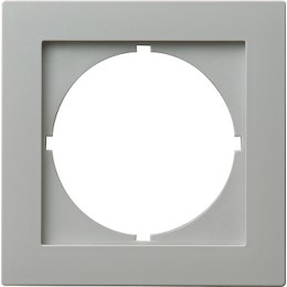 028142 Накладка с вырезом для приборов с панелью 50*50 мм DIN 49 081 Серый Gira S-color