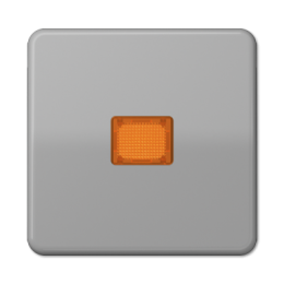 CD590KOGR CD 500/CD plus Серый Клавиша 1-я с/п с оранжевой линзой   Jung