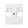 82097-50 Накладка на телевизионную розетку R-TV+SAT, широкий модуль, S82C, белый Simon