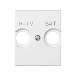 82097-50 Накладка на телевизионную розетку R-TV+SAT, широкий модуль, S82C, белый Simon