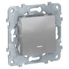 NU520330N Переключатель 1-клавишный, с подсветкой, сх. 6а, Алюминий Schneider Electric NU520330N Переключатель 1-клавишный, с подсветкой, сх. 6а, Алюминий Schneider Electric
