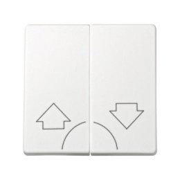 73028-60 Клавиша (2шт) на выключатель двухклавишный кнопочный для управления жалюзи с пиктограммой "стрелка("