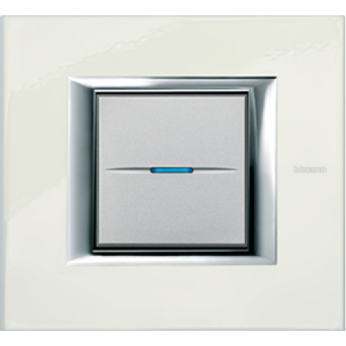 HA4802BG Рамка Axolute Квадрат Фарфор 2-модульная Bticino