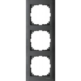 MTN4030-3614 Рамка M-Pure Антрацит 3-постовая Merten