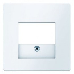 6810336089 Центральная панель для розетки TDO цвет: полярная белизна, Q.1 Berker