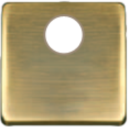 FD04315PM-A TV/SAT Монтажная плата для механизмов с одним коннектором бежевый, цвет Matt Patina FEDE