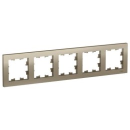 ATN000505 Рамка AtlasDesign Шампань 5-постовая Schneider Electric