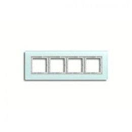 LSP984GLAS Рамка LS Plus Светло-зеленый 4-постовая Jung