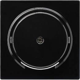 027447 Накладка для ввода и подключения удлинительного провода к вставке клеммной соединительной розетки Черный Gira S-color