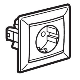 774143 Valena Розетка 2хRJ45 UTP кат.6 Legrand