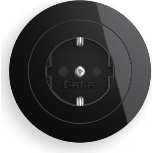 10112045 Рамка R.Classic Черный 1-постовая Berker