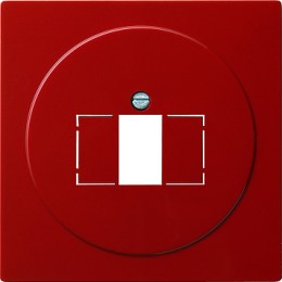 027643 Накладка телефонной розетки TAE+Стерео+USB Красный Gira S-color