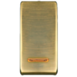 FD04313PM Клавиша для двухклавишных выключателей с подсветкой, цвет Matt Patina FEDE